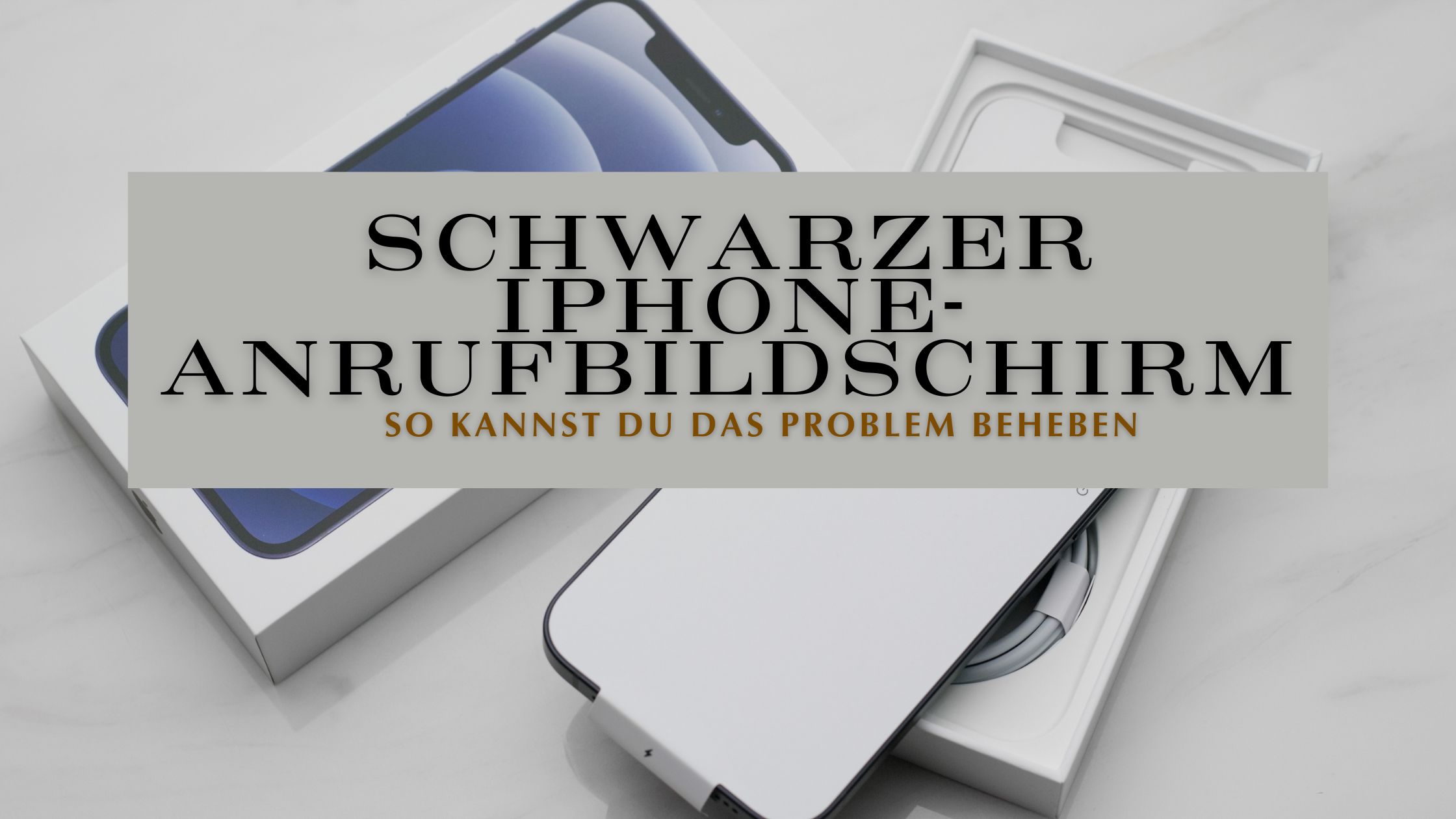 Stehst du vor einem schwarzen iPhone-Anrufbildschirm? So kannst du das Problem lösen!