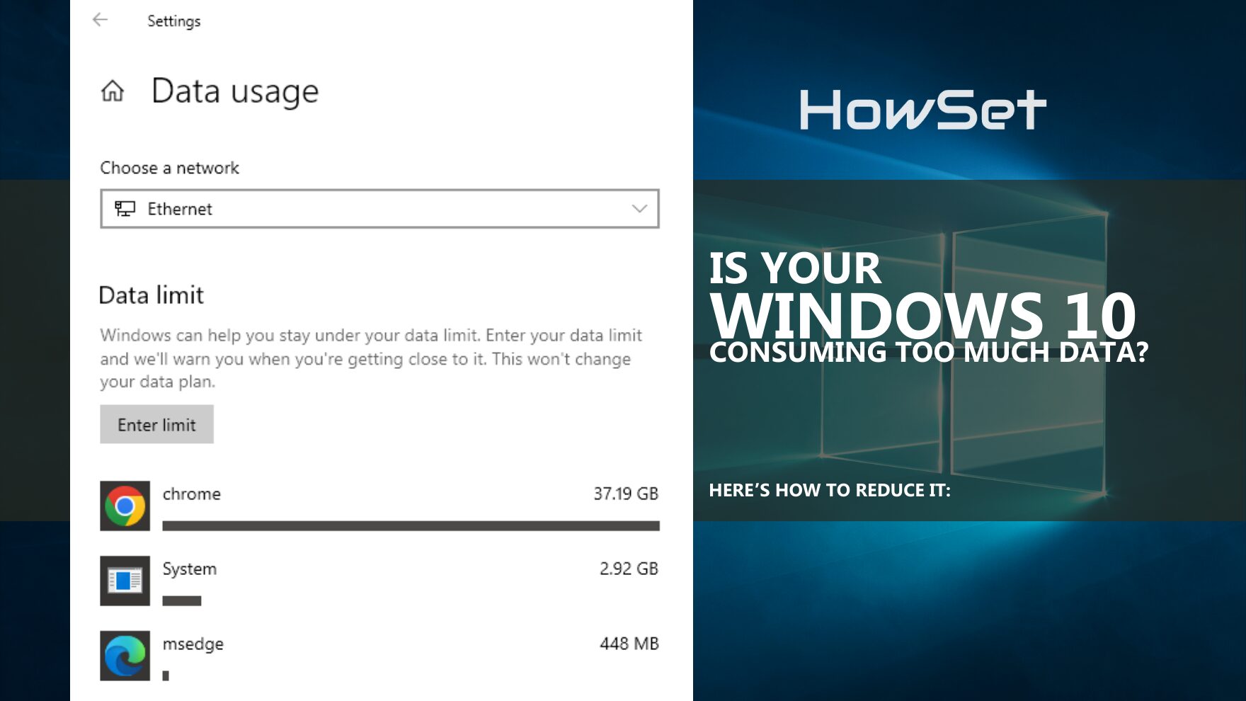 Is Your Windows 10 Consuming Too Much Data Here’s How to Reduce It