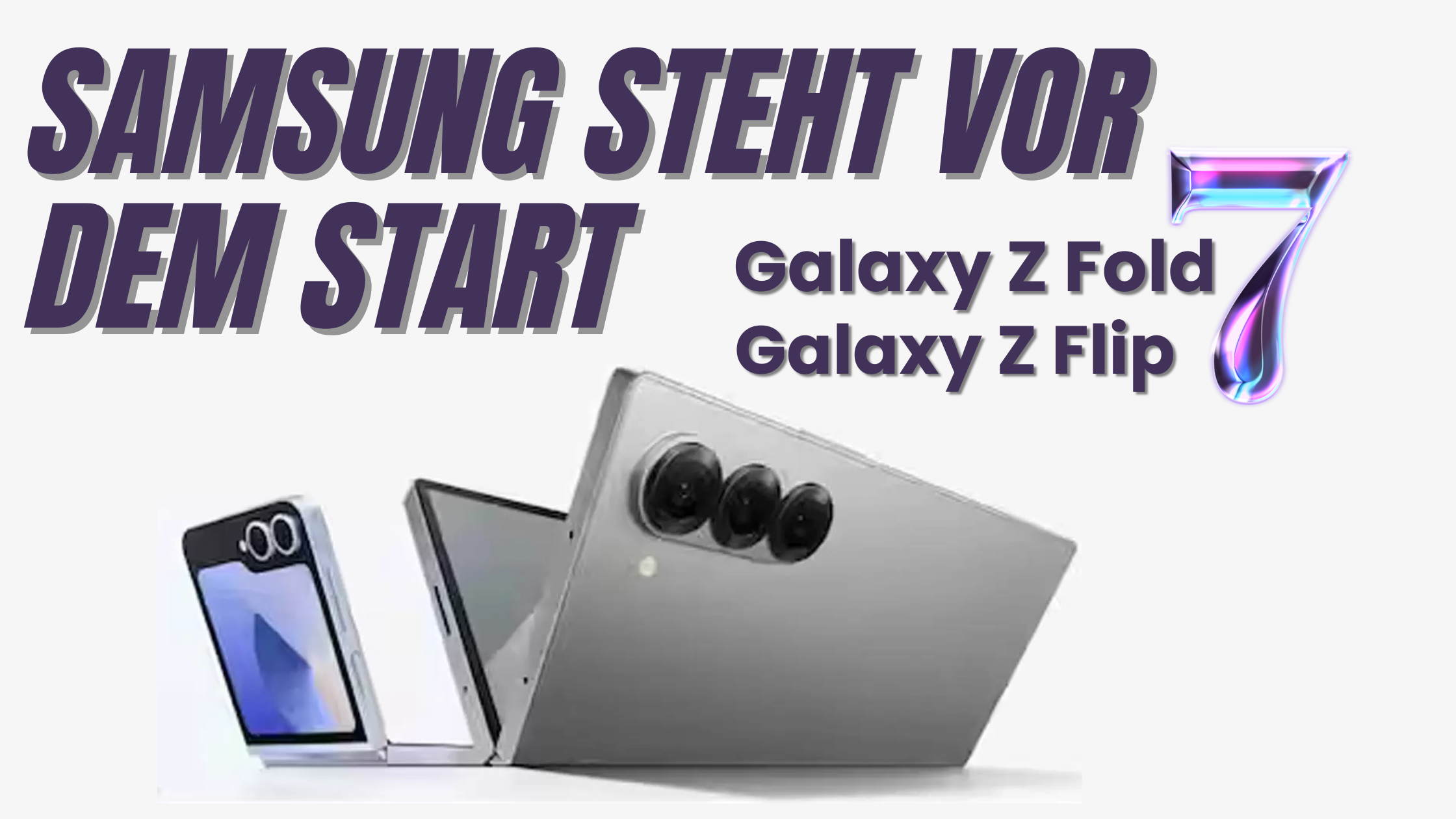 Samsung stellt das Galaxy Z Fold 7 und Z Flip 7 beim Unpacked-Event am 9. Juli in New York vor.