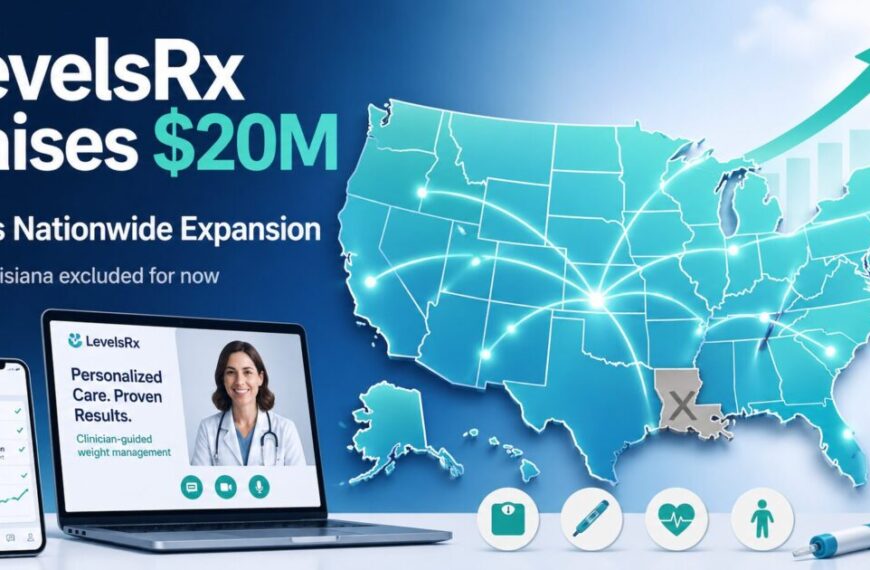 LevelsRx says it raised $20M and plans to expand nationwide (with Louisiana excluded for now)